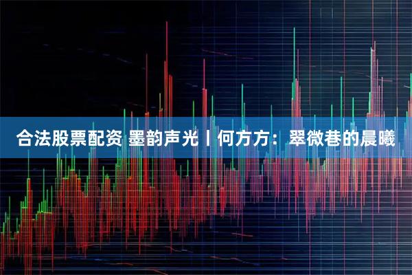 合法股票配资 墨韵声光丨何方方：翠微巷的晨曦
