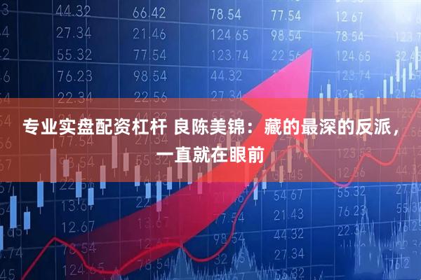 专业实盘配资杠杆 良陈美锦：藏的最深的反派，一直就在眼前
